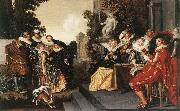 HALS, Dirck Merry Party in a Tavern fdg oil painting